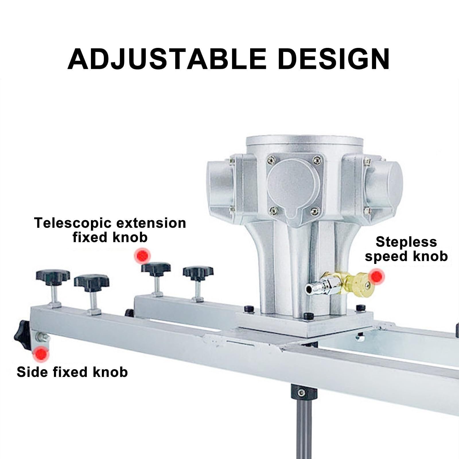 Miscelatore per Malta e Vernice 3280W, Macchina elettrica con Contenitore, Gancio di Supporto e girante Pieghevole, Diametro girante 40 cm, Piastra Orizzontale telescopica 65