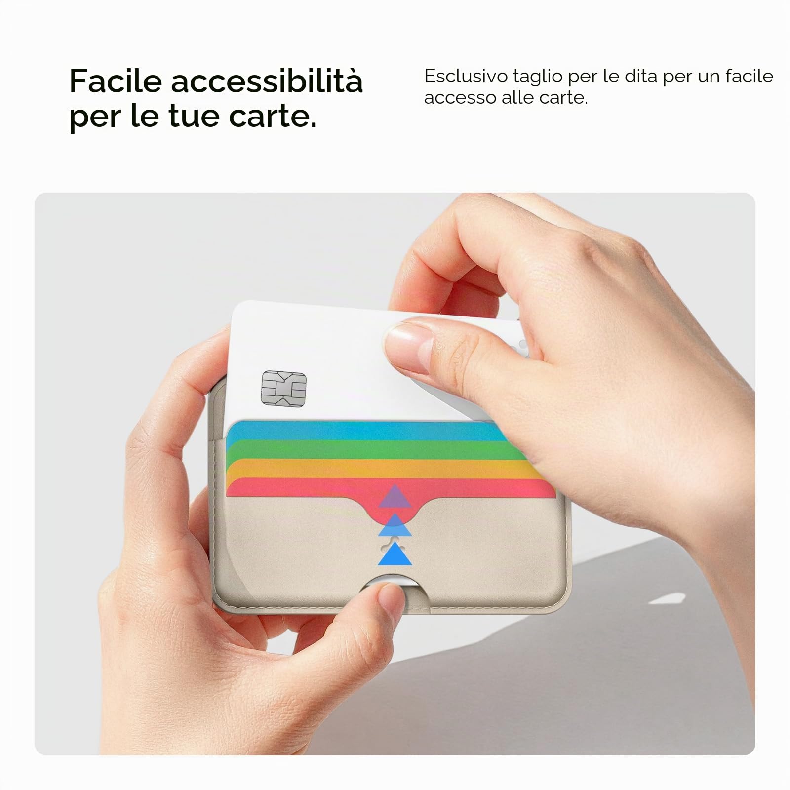 Caseology Folder Pop Magsafe Wallet [silicone antiscivolo] Porta carte magnetico per iPhone 15, 14, 13, 12 Series