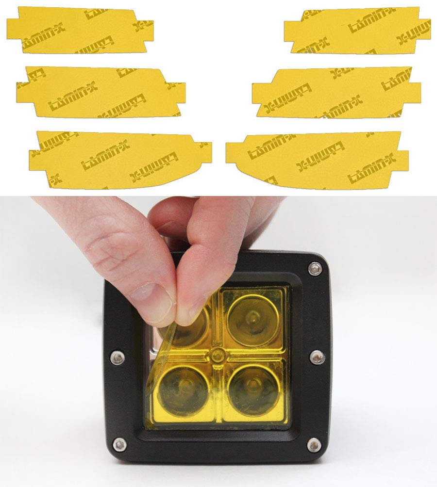 Lamin-x Custom Fit Yellow Fog Light Covers for VW GTI (18-)