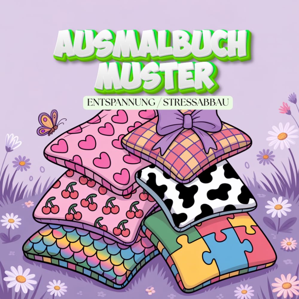 Ausmalbuch Muster: Entspannende Muster zum Abschalten, Stressabbau und Achtsamkeit – Kreatives Ausmalen für Ruhe und innere Balance
