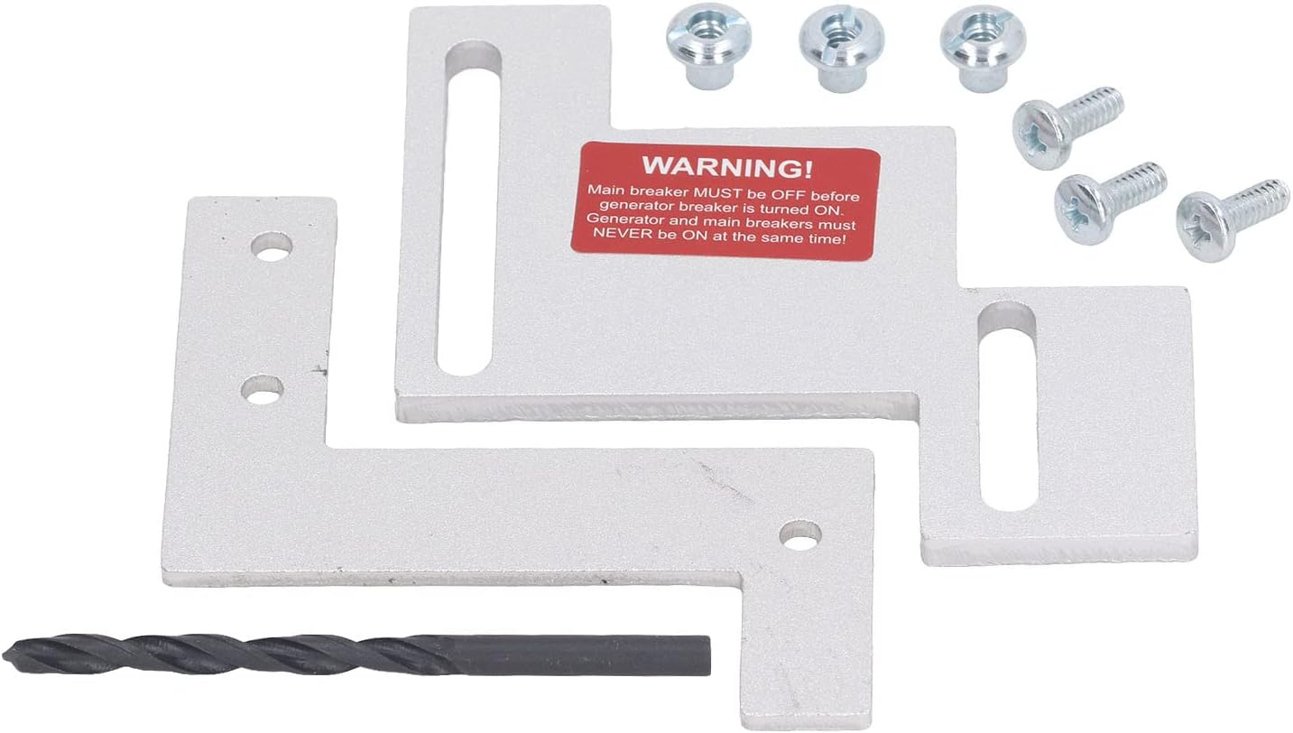 Generator Interlock Kit, Aluminum Alloy 1‑1/4 to 1‑1/2