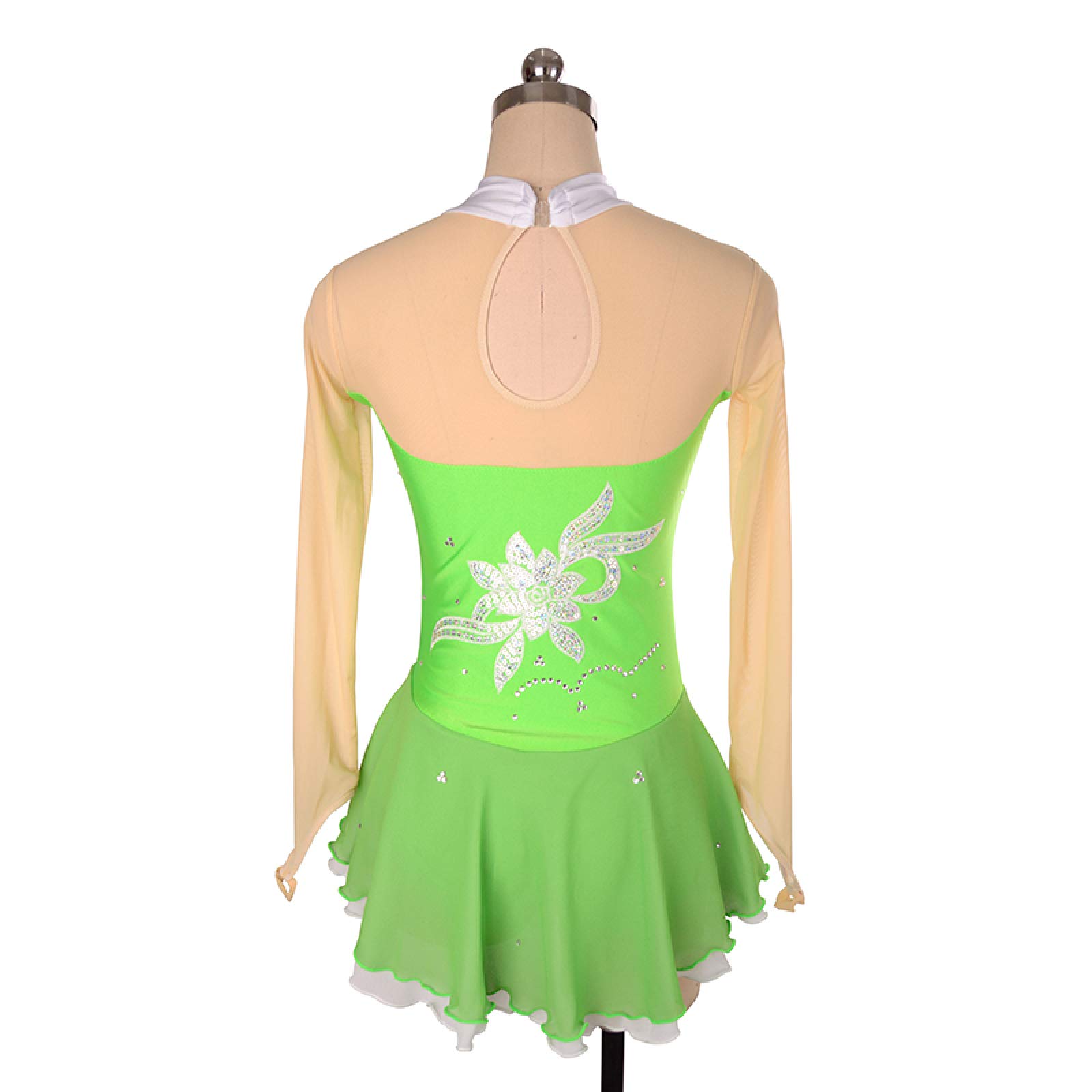 Eiskunstlauf Kleid Angepasst Wettbewerb Ice Skating Rock Für Mädchen Frauen Kinder Gymnastik Leistung,A-L