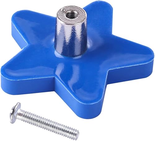 Miniatura 6 de Scakbyer 10 pomos de gabinete de goma suave, lindas manijas de tocador de dibujos animados, tiradores de silicona de un solo agujero con tornillos