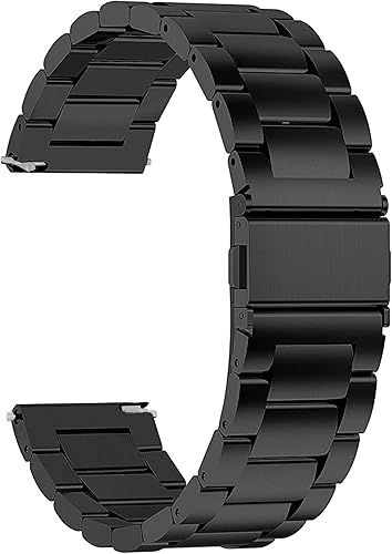 Miniatura 7 de Compatible con Withings Smartwatch Bands, Lamshaw 0.709 in, 0.787 in, acero inoxidable, correa de repuesto de metal para hombres y mujeres,