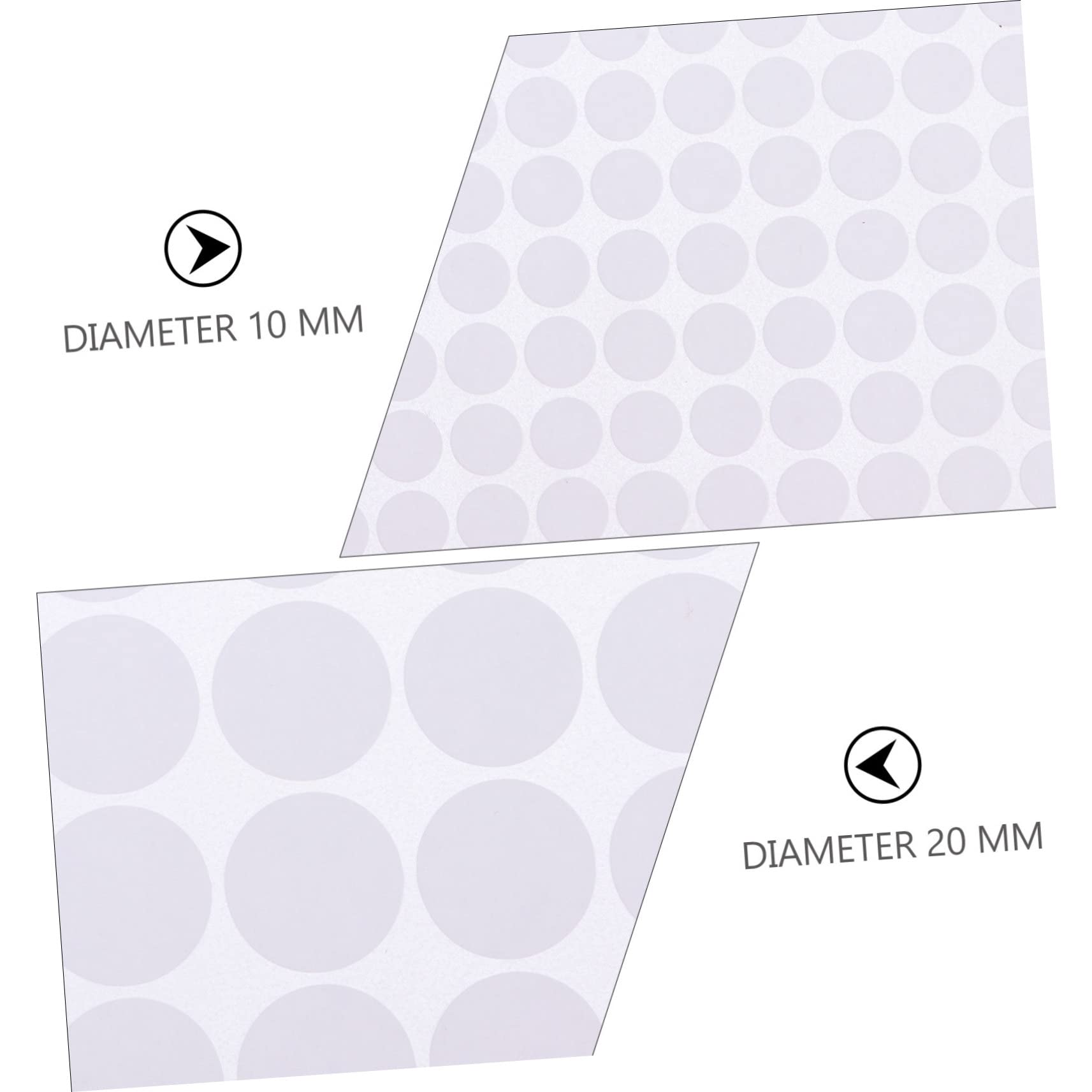 Angoily 3 Set Nastro Adesivo Biadesivo Rimovibile Per Progetti Creativi Dots Adesivi Per Scrapbook Decorazioni E Articoli Te Residui 20 Fogli*3