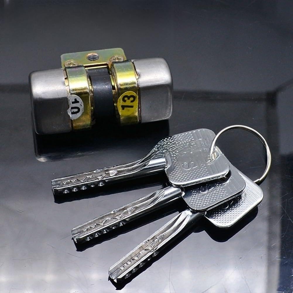 Verrou de porte coulissante SPORTARC en acier inoxydable de 24 x 5,8 cm avec clé
