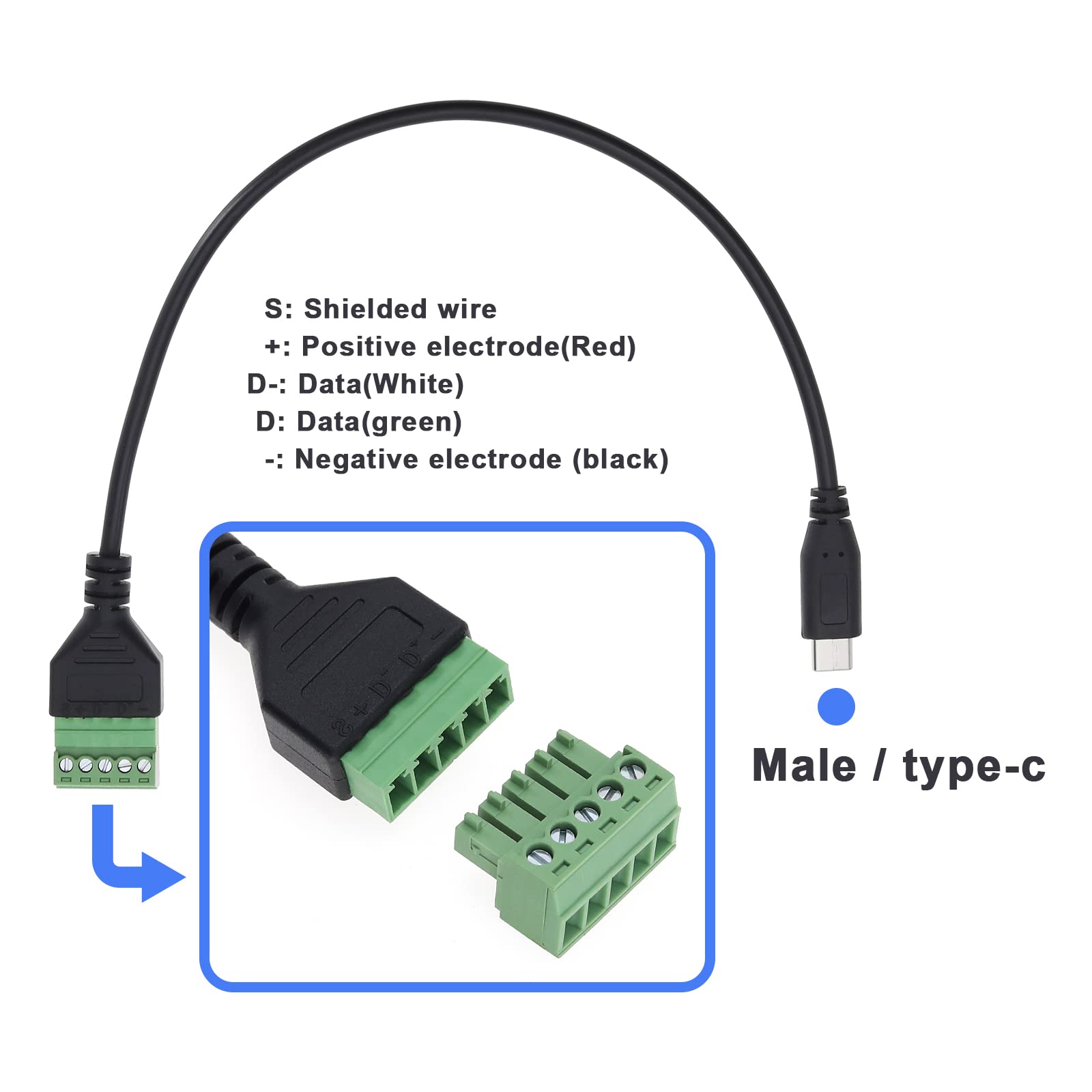 The Lord Of The Tools 2PCS USB C Terminal Block Connector Solderless - View #11