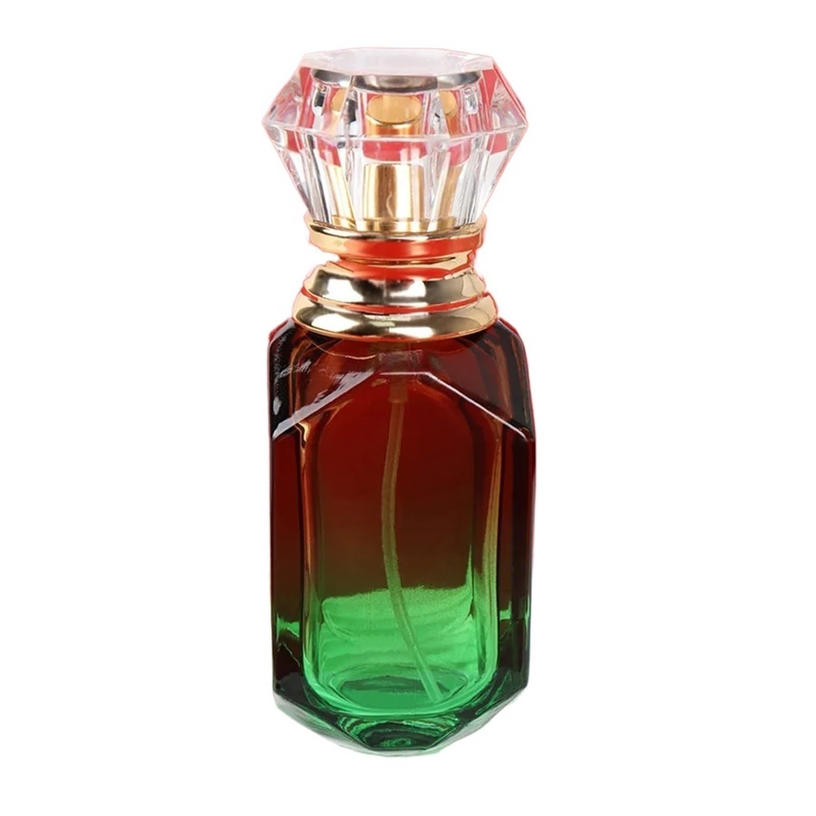 WEOKDFHA Empty Spray Bottle 30ML Perfume Spray Bottle Gradient Color Glass Empty Press Large Capacity