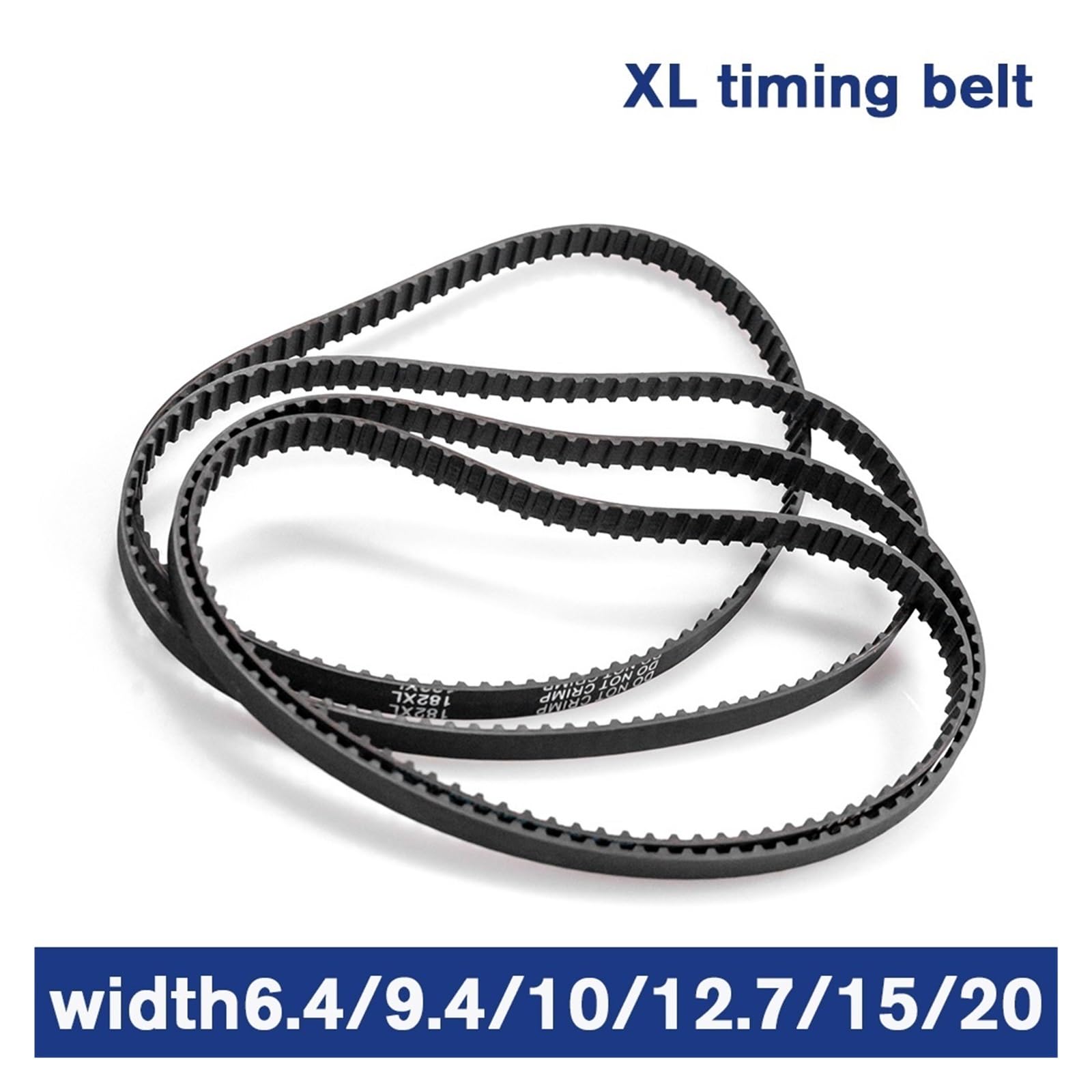 5 sztuk XL pasek rozrządu z pętlą zamkniętą zębata skrzynia biegów 188/190/192/194/196/198/200/202/204/206XL guma szerokość 6.4/9.4/10/12.7/15/20mm