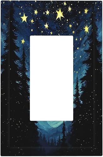 Miniatura 28 de Cubiertas Decorativas de Tomacorrientes Estilo Gótico Cuervo Flores Púrpuras 1 Gang Interruptor de Luz Simple Basculante Placa Cubierta Placas de