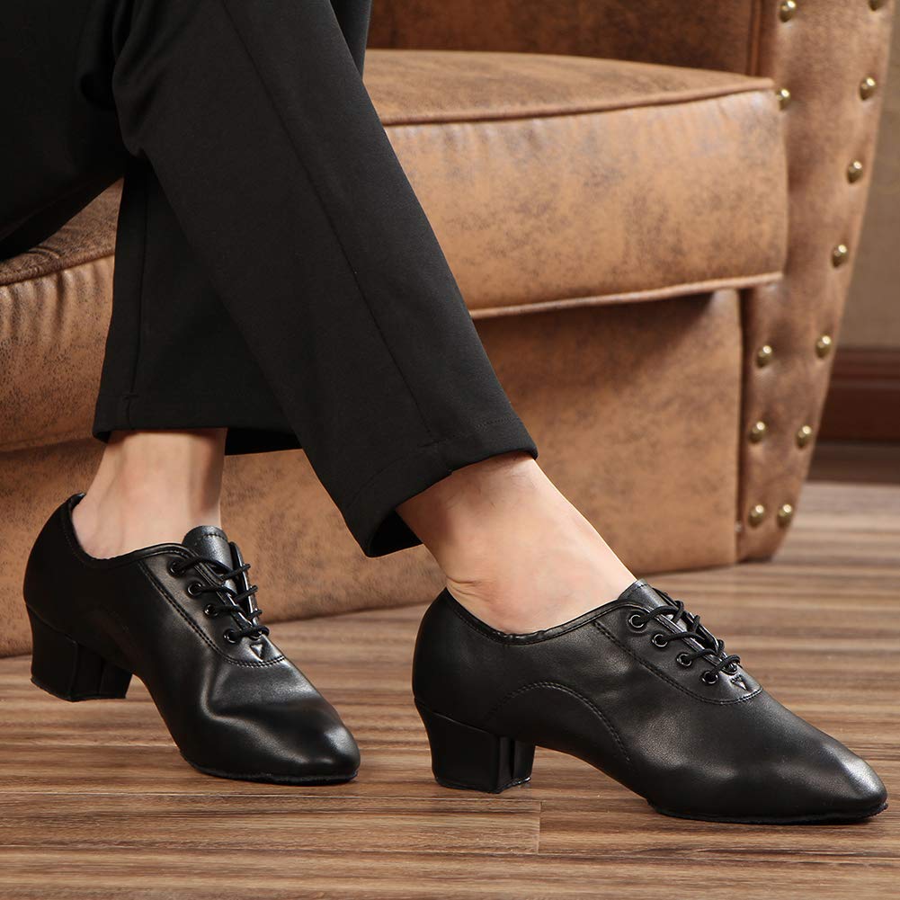 HROYL Scarpe da Ballo Professionali Donna Uomo Latino Salsa Jazz Danza