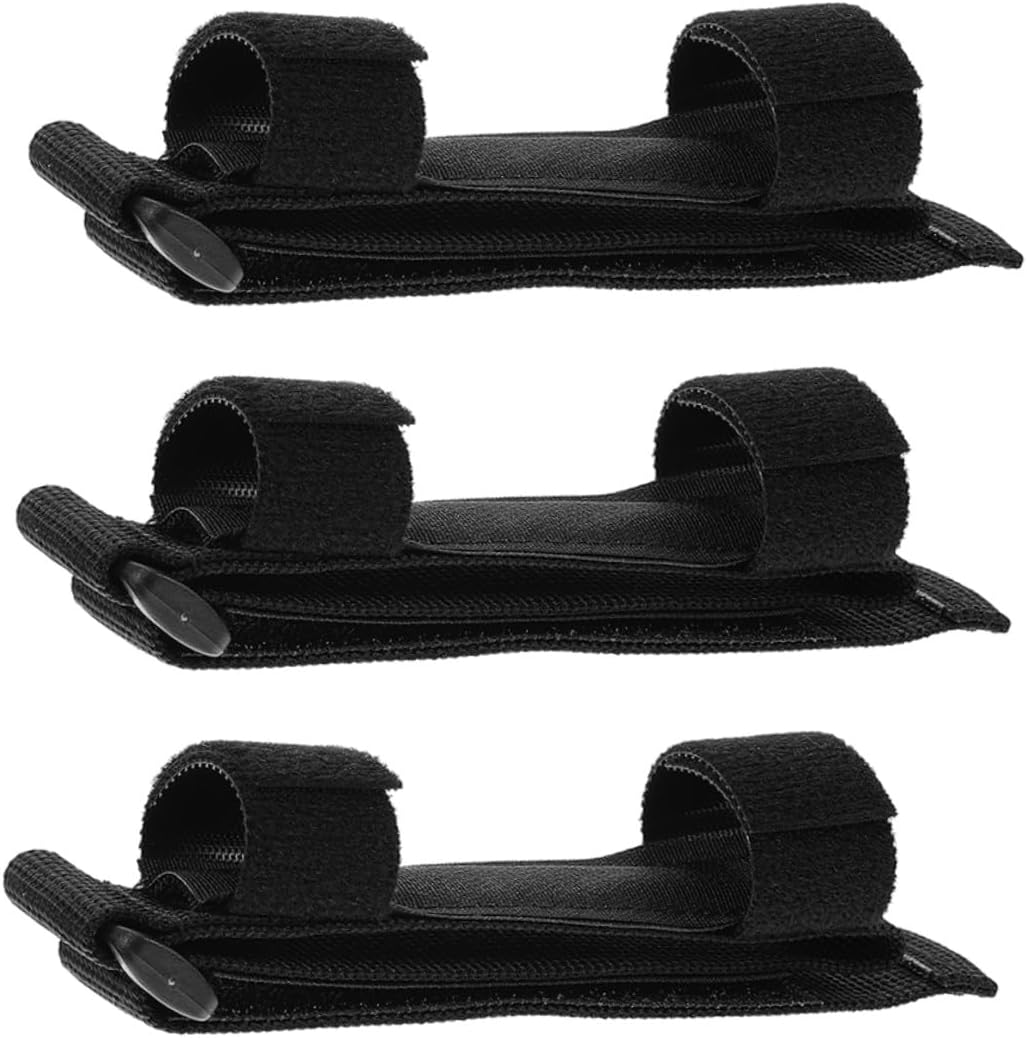 Universal Adjustable Utensil Holder Cuff 3pcs Set for Disabled and Elderly – Anti-Slip Cutlery Support for Forks, Spoons, and Chopsticks – Eating Assistance for Weak Grip