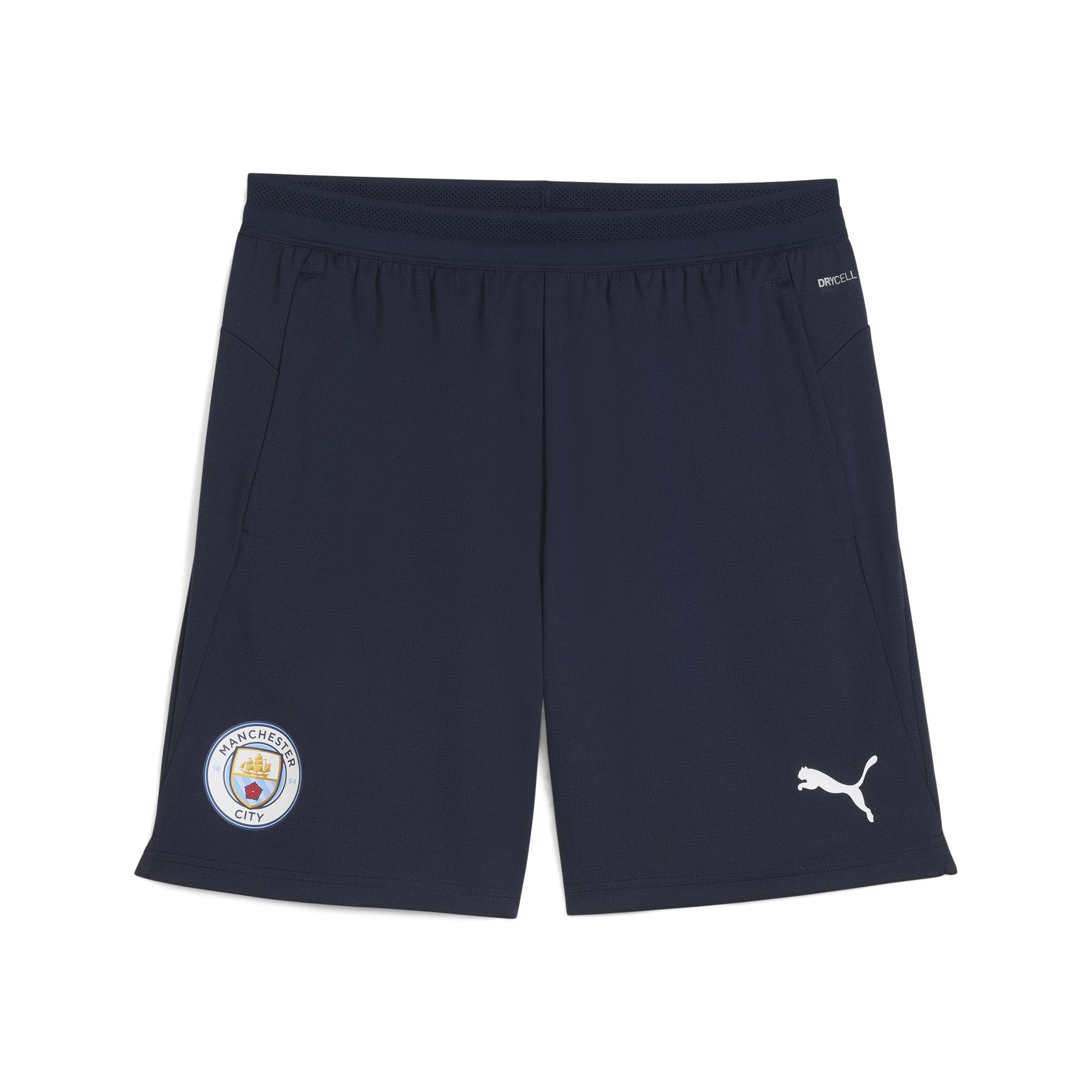 Puma Manchester City FC Pantalones Cortos de Entrenamiento con Bolsillo para Hombres 25/26