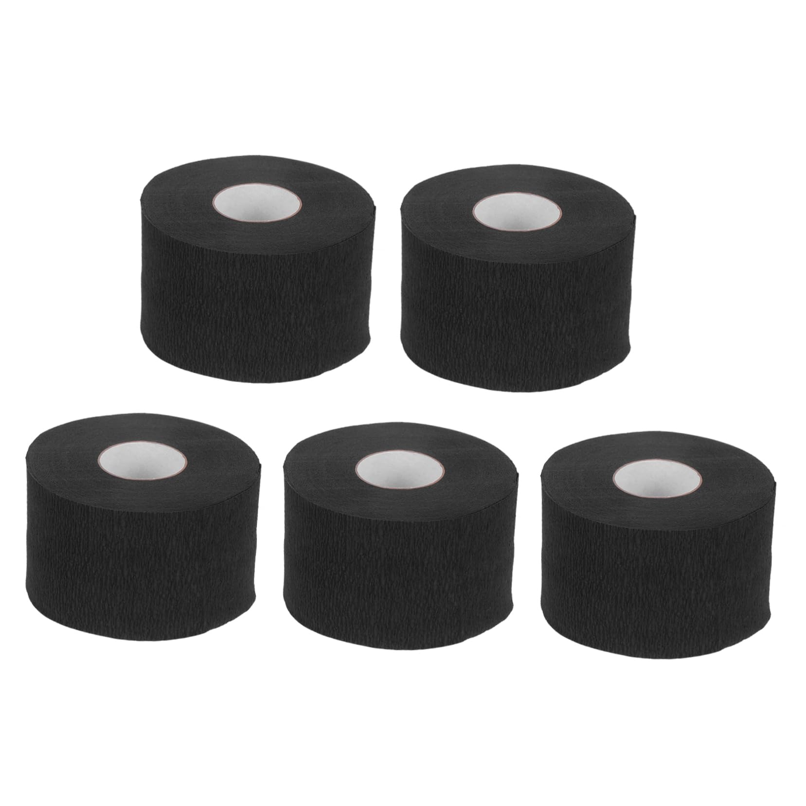 Beatifufu Hairdressing Neck Protection Paper 5 Black Neck Strips Disposable Barber Tapes for Salon and Home Haircuts