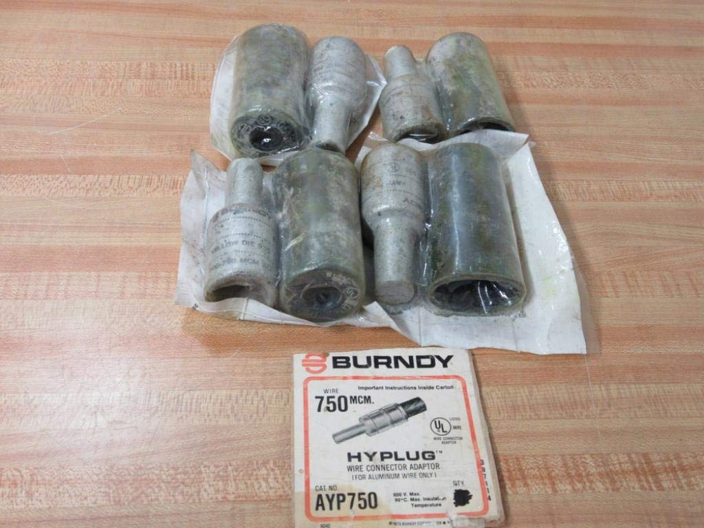 Burndy AYP750 Hyplug Wire Connector Adapter (Pack of 4)