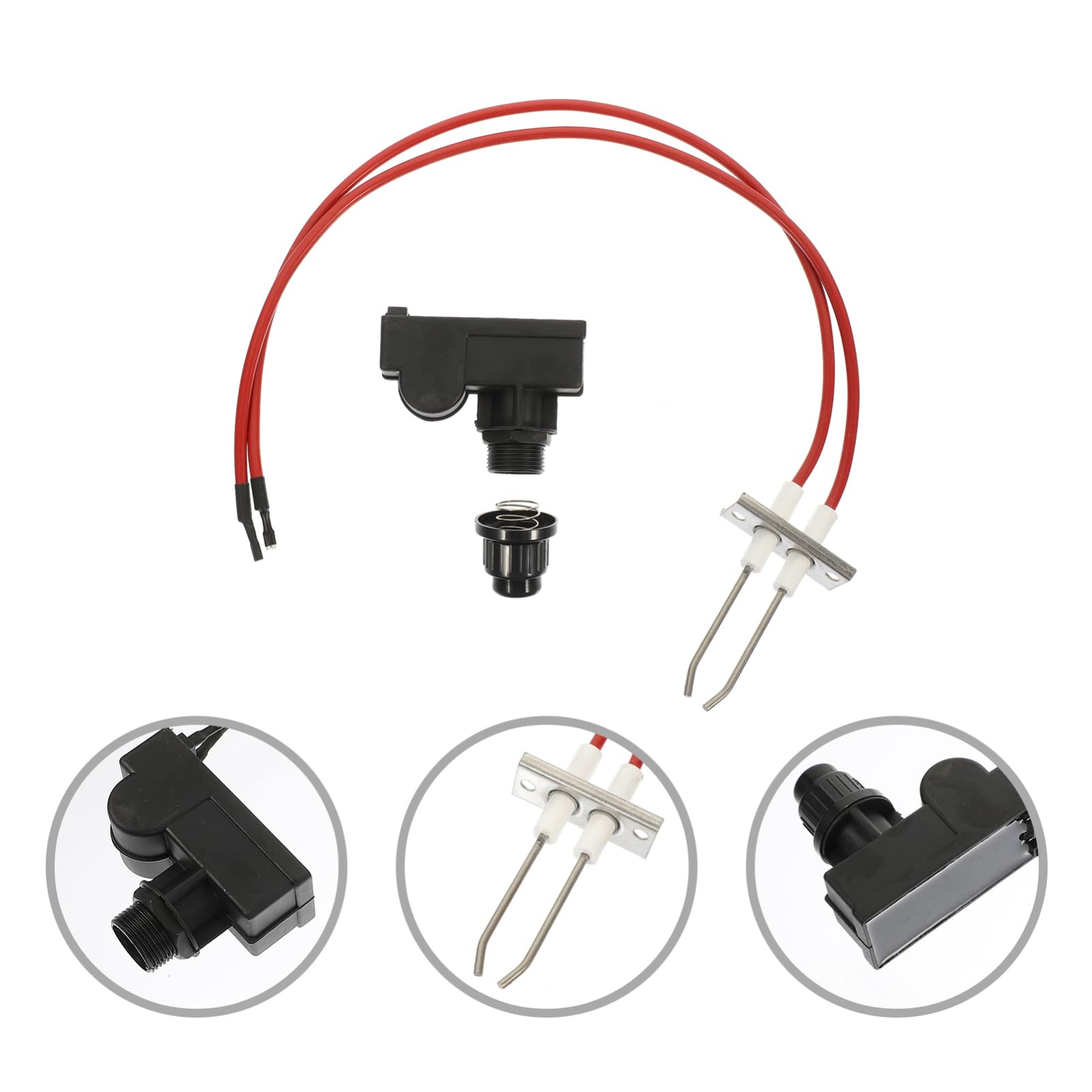 BESPORTBLE 2piezas De Gas Portátil para Barbacoa y Camping Kit De Encendido Piezoeléctrico para Estufas De Gas Accesorio De Cocina y