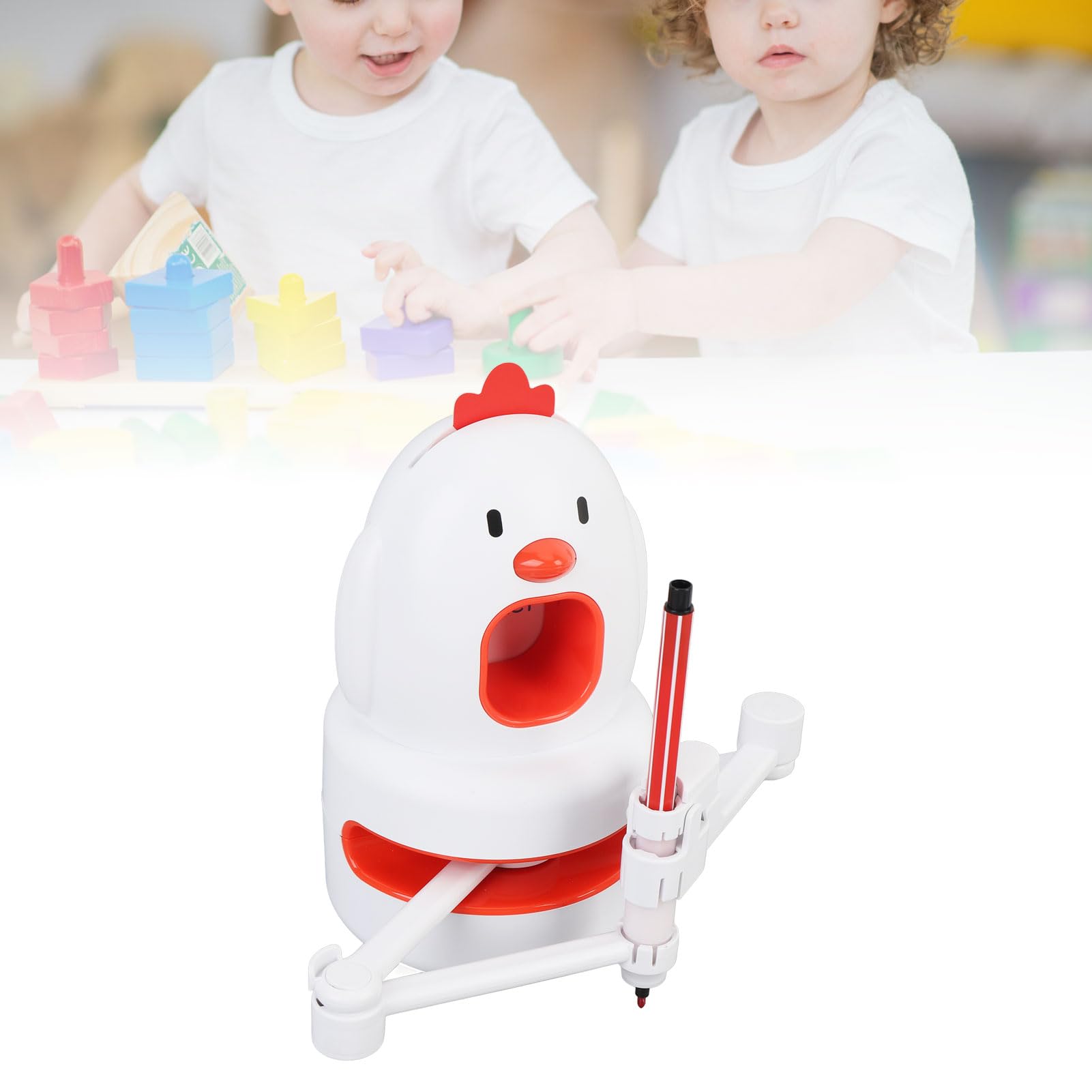 Robot da Disegno per Bambini, Set di Robot Educativi Interattivi Intelligenti Multifunzionali, da Disegno per Pittura Automatica con 12 Penne da e 130 Carte da per Ragazzi e Bambini