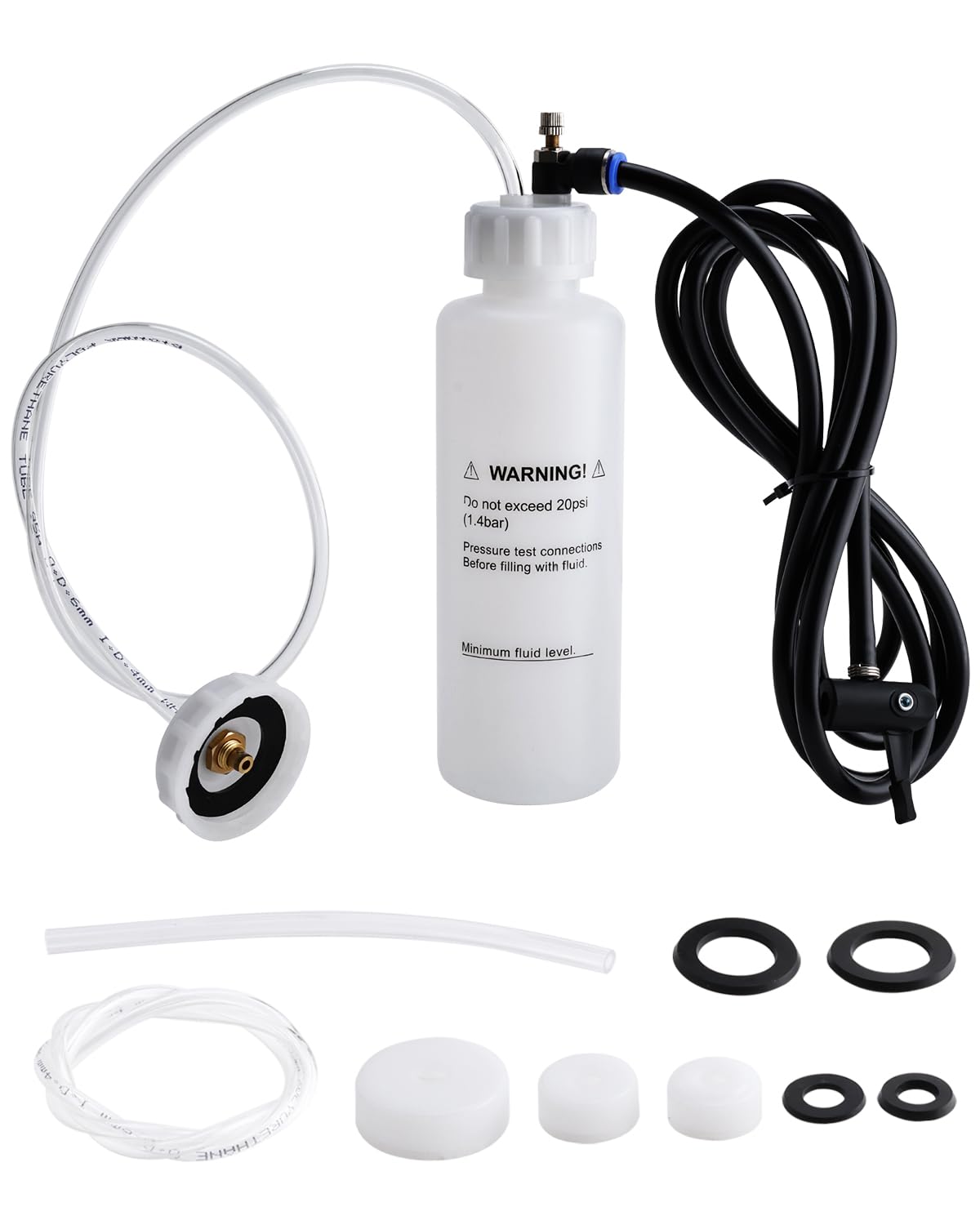 Kit Sfiato Freni E Frizione FreeTec - Sfiato Idraulico Con Pressione Ruota Di Scorta