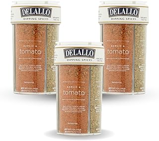 DeLallo Italian Seasoning Shaker, 4 oz Container, (3 Pack), with Garlic,...