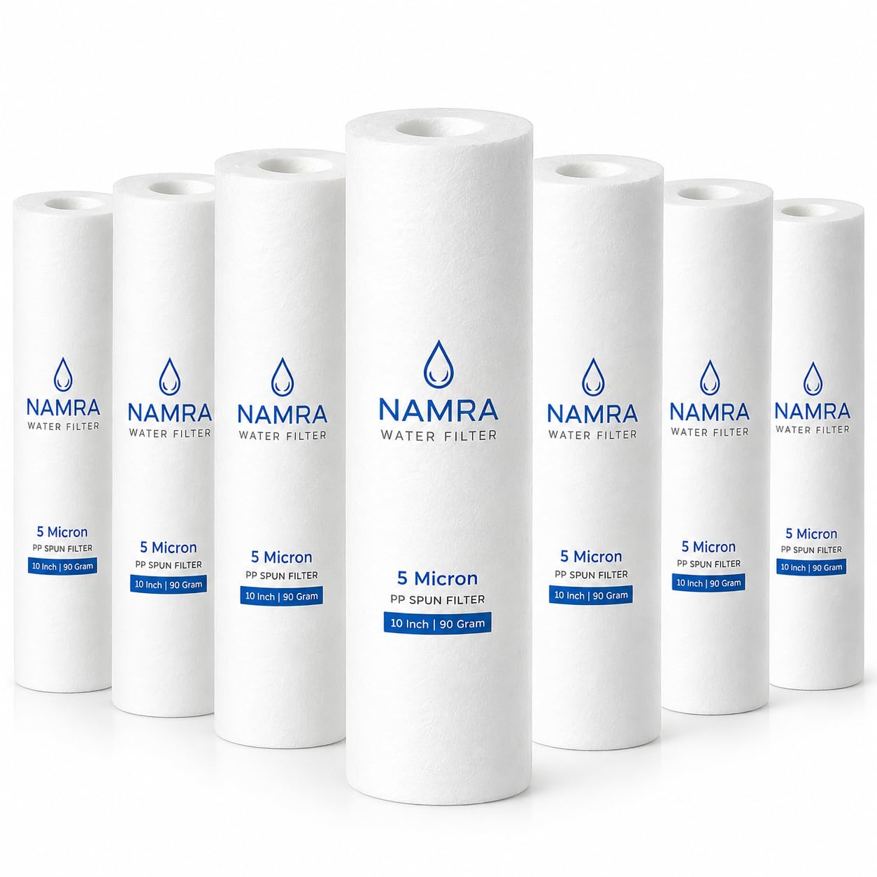 Water Filter Candle 10 Inch 5 Micron 90g | Spun Sediment Filter Cartridge for RO Water Purifier | High Density Pre Filter Candle Compatible with All RO, UV & UF Water Purifiers (Pack of 1)-picture-30