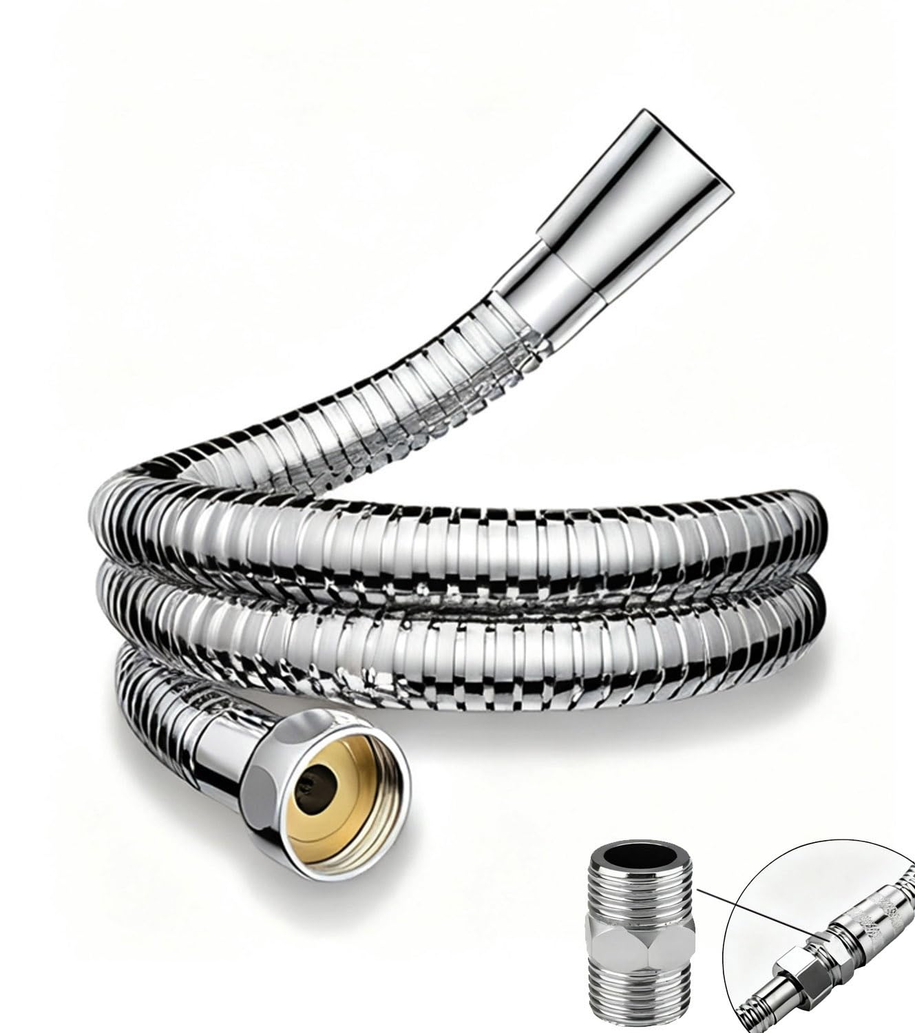 Aoicxb One Color 1M 1.5M 2M 3M 4M 5M 10M Shower Hose, Extra Long Shower Hose, Bathroom Accessories, Send Matching Bathroom Accessories(1M/3.28Ft)