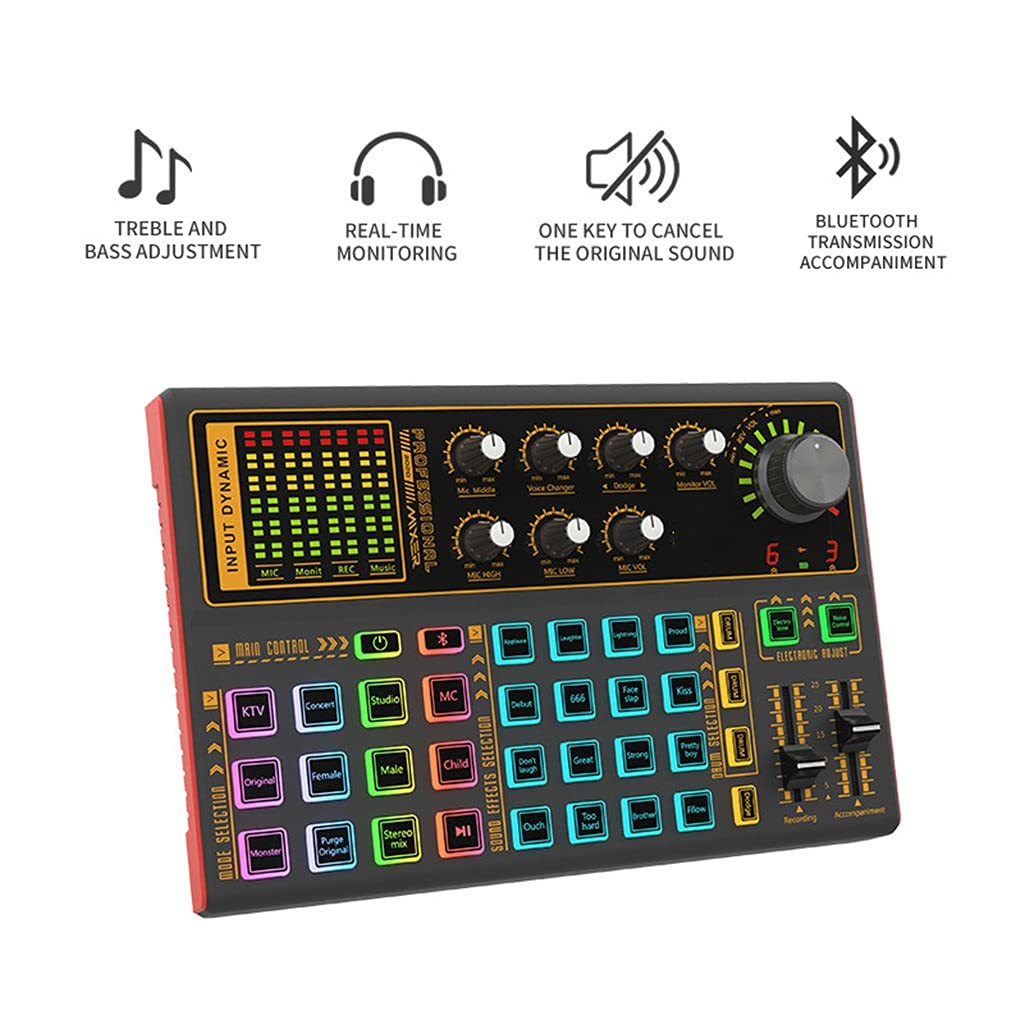 Attrezzatura per Mixer Telefono Cellulare Computer Generale Scheda Audio Esterna Multifunzione USB Superiore Tipo