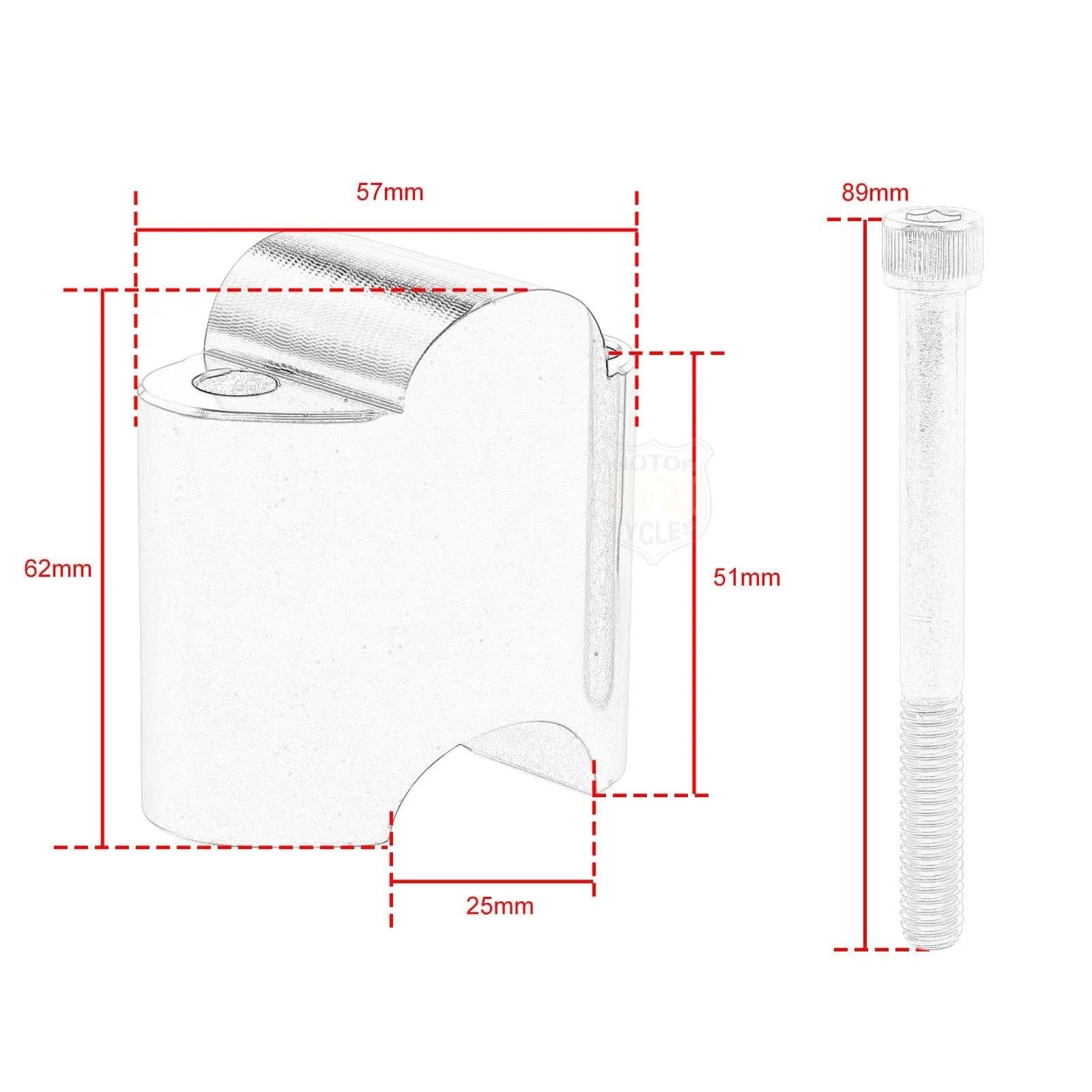 Elevadores Manillar Motocicleta para Sportster XL1200X XL 1200X XL1200 X XL 1200 X 48 Montaje Barra Elevadora Manillar Extensión Bloque Elevación Alzas Manillar Moto(Chrome)