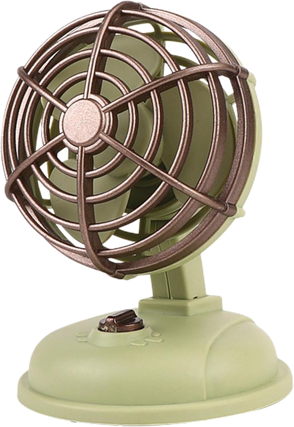 Retro Desktop Fan Quiet Running Strong Winds Cooling Cable Table Fan Small