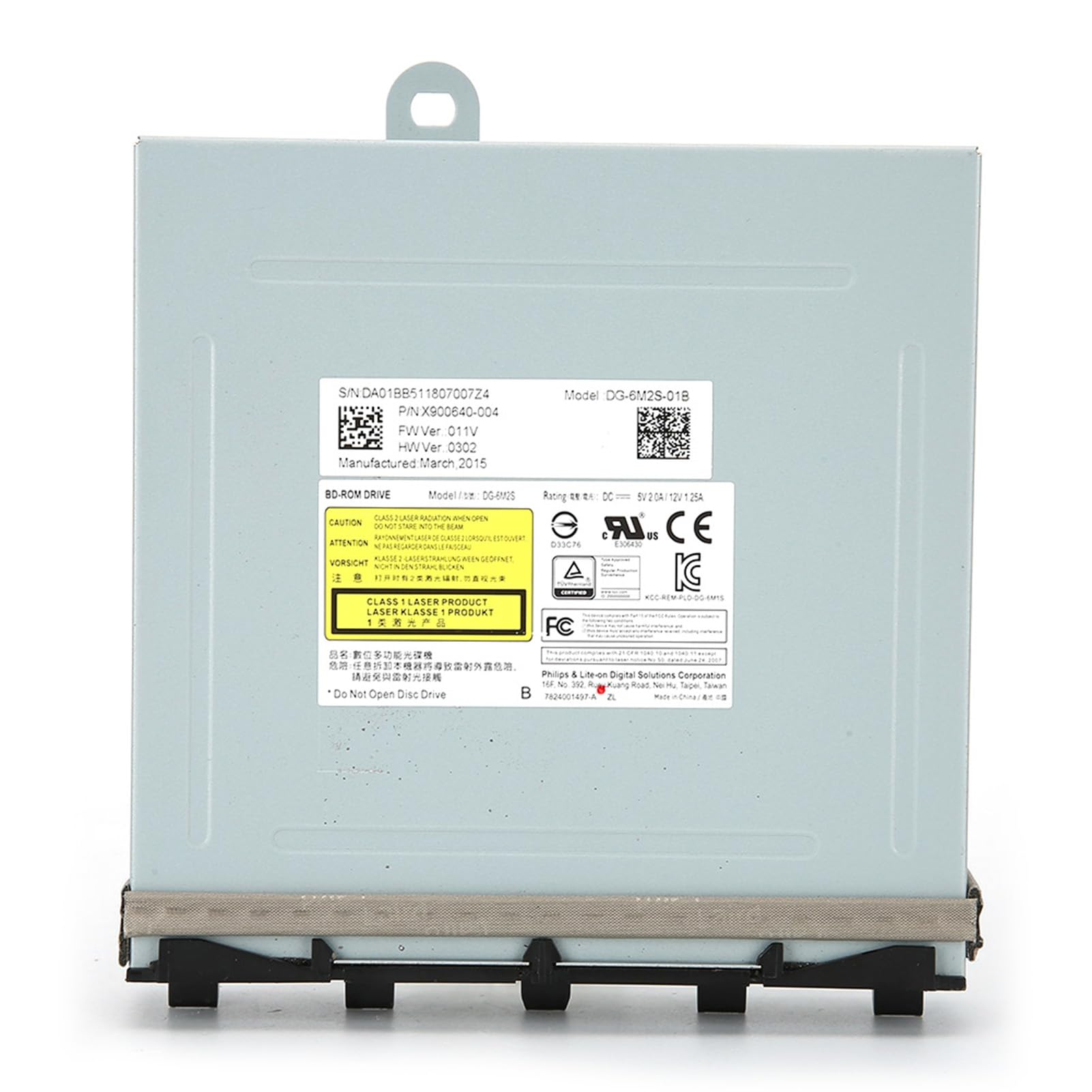 Pilote de Disque BluRay pour Console One, Lecteur de Disque DVD Blu Ray Liteon DG-6M1S-01B Module de Rechange pour Console One avec Tournevis (DG-6M2S-01B)