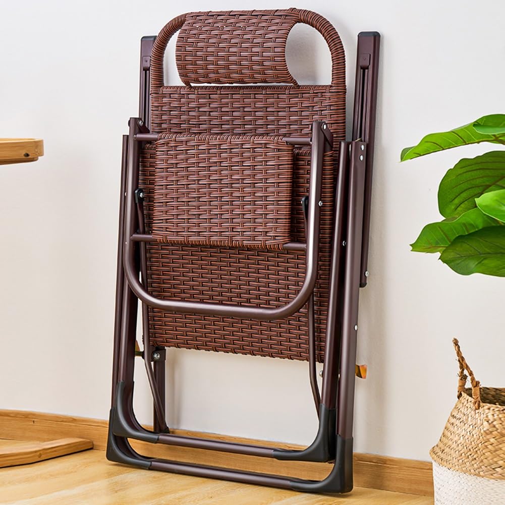 Fauteuil inclinable Pliable et réglable en apesanteur, idéal pour la Plage, la Piscine, la pelouse, Le Camping, l'extérieur et l'intérieur. Couleur Noire, idéal pour la détente.
