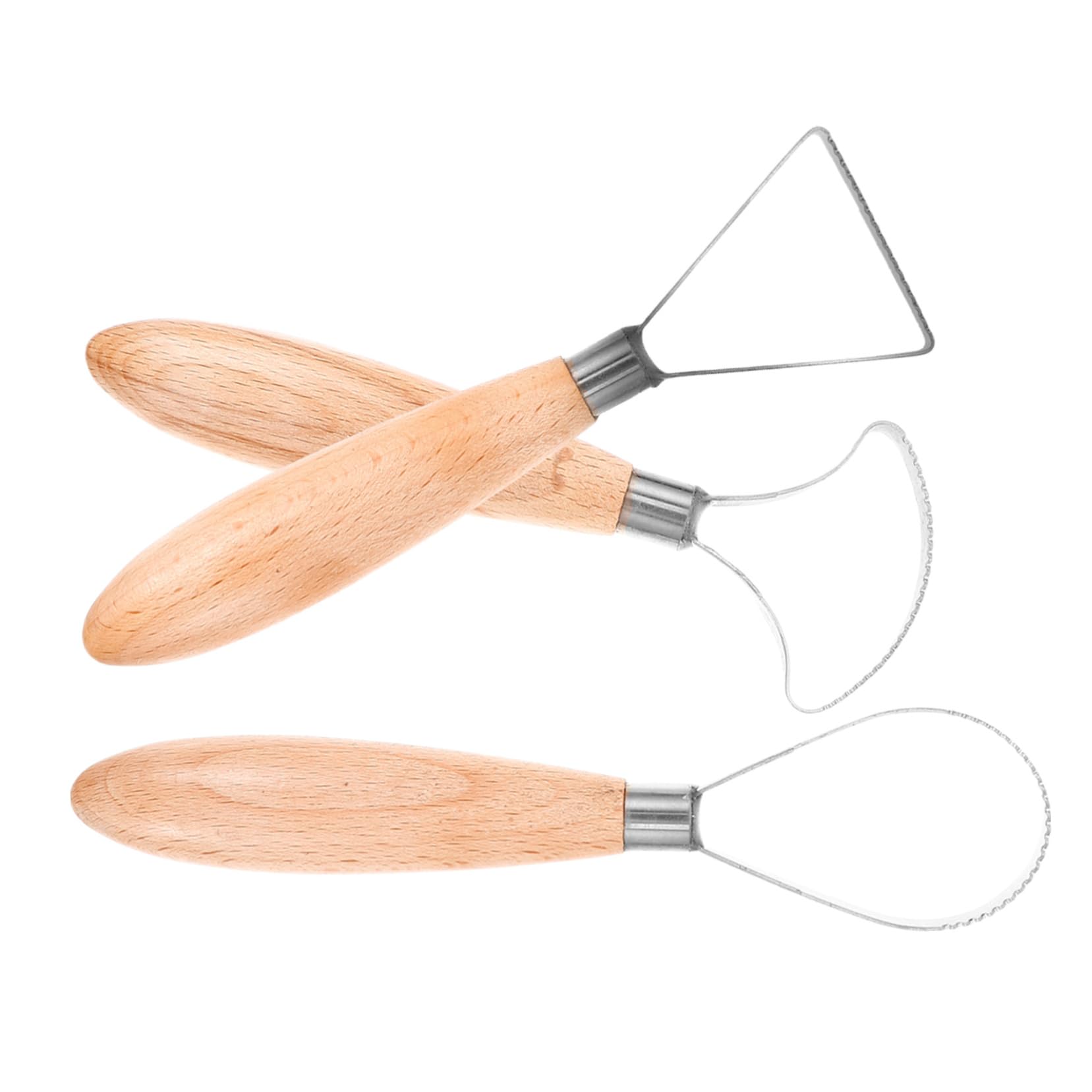 DOITOOL 3 series Raspador De Barro Fabricación De Arcilla Polimérica Herramientas Para Esculpir Raspado De Fondant Herramientas De Arcilla Herramientas Para Decorar 3 piezas*3