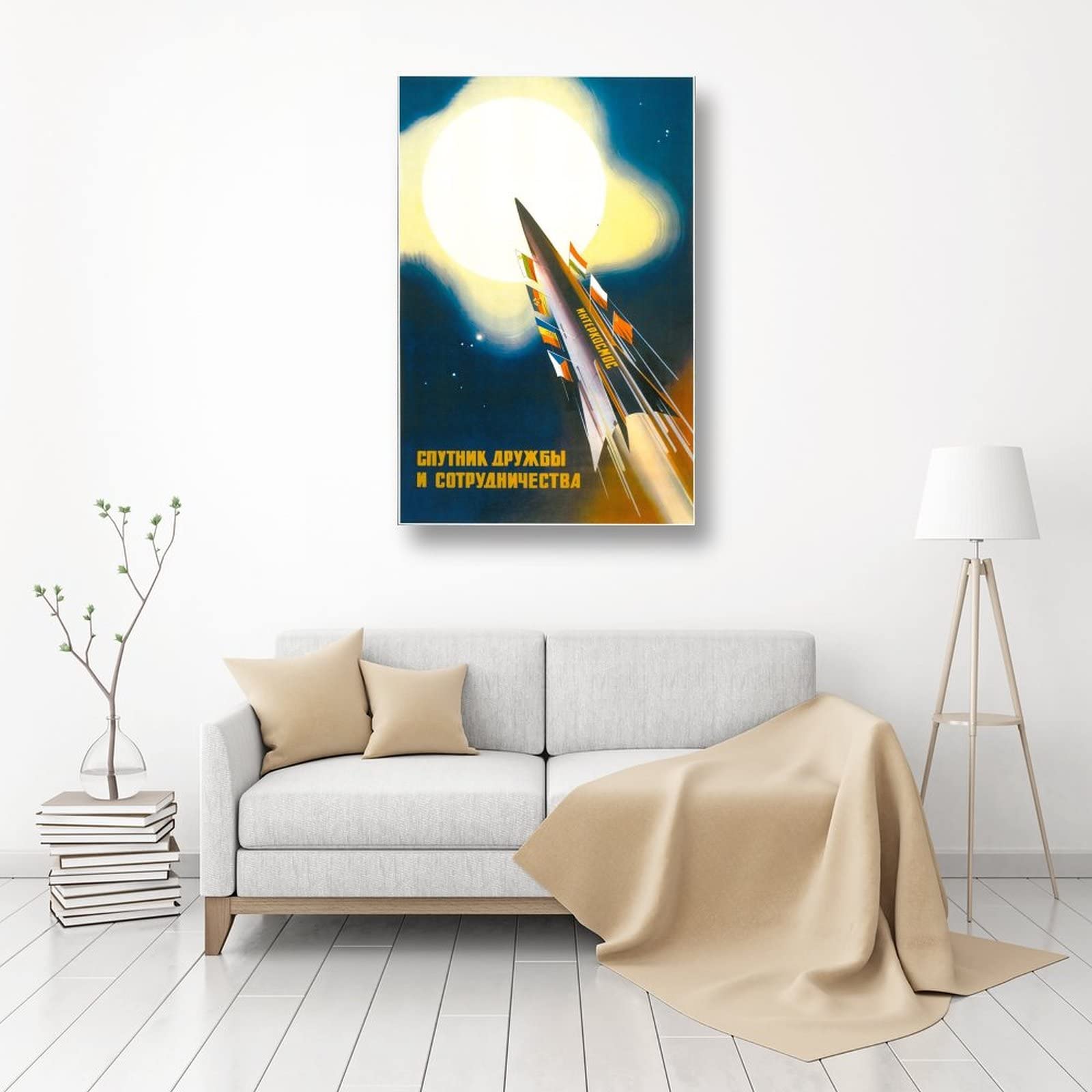 ソビエト宇宙画集２冊、ソコロフ,レオノフ著 ソビエト宇宙画集(ソコ―ロフ レオノーフ) / 古本、中古本、古書籍の