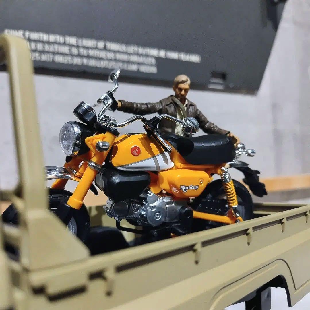 Amazon.co.jp: ホンダ モンキー イエロー MN82 バイク : おもちゃ