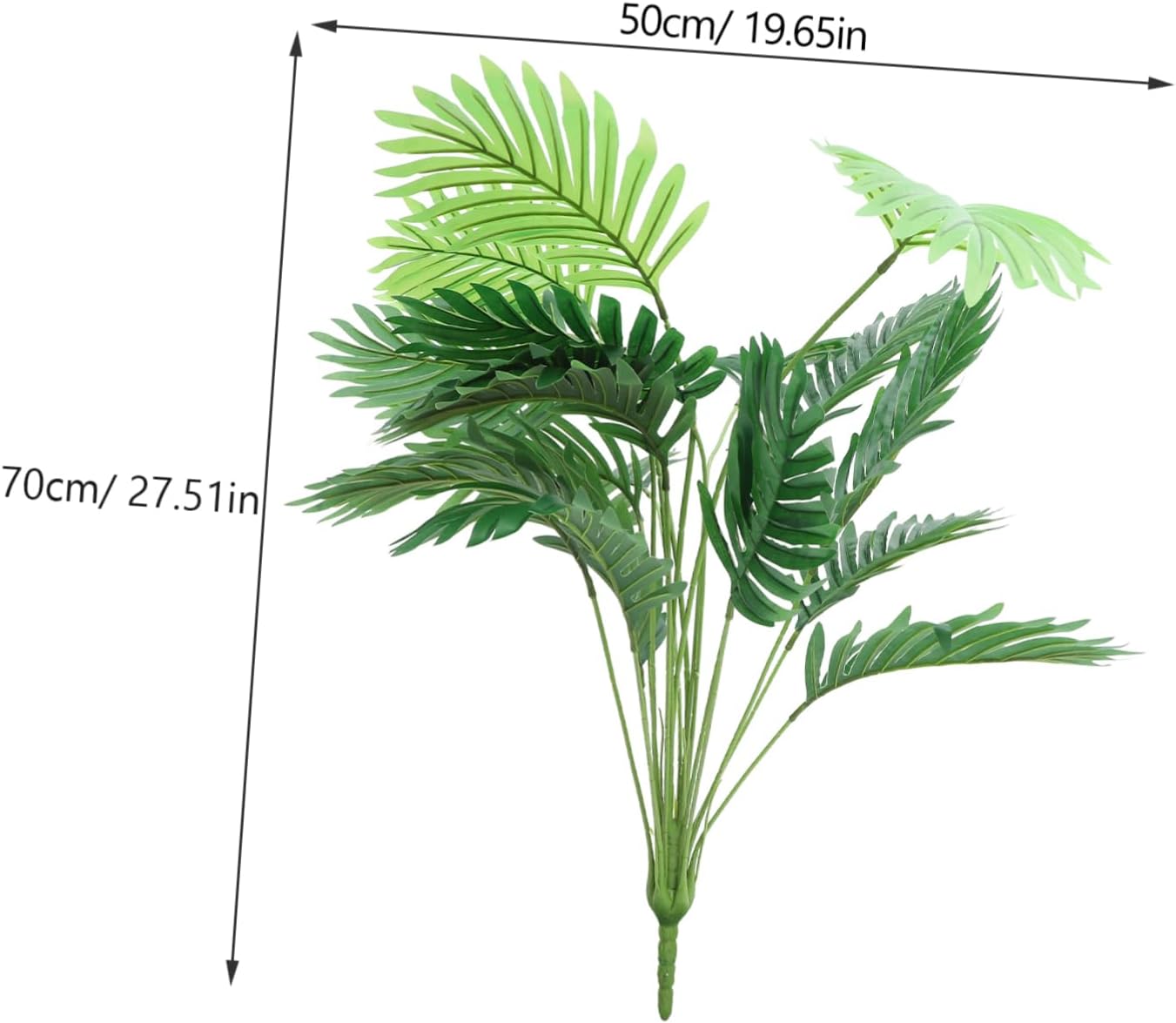 Unomor Artificial Leaf Plant Faux Ornament Simulated Greenery for Home Office Decor for Parties Easy Maintenance Realistic Design for Indoor Outdoor Use