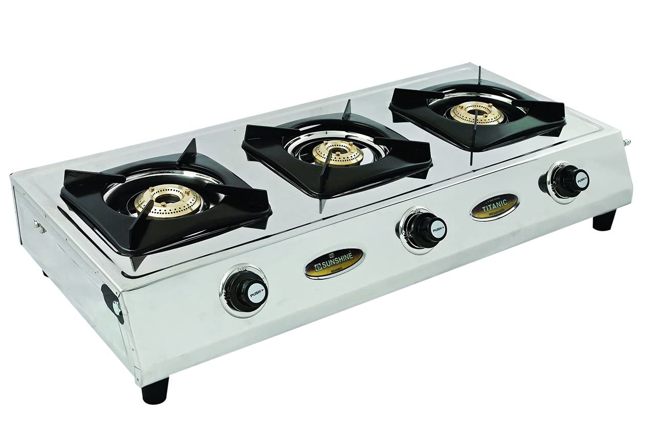 Sunshine Titanic Burner Gas Stove Manual Ignition Stainless
