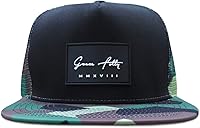 Vista 70 de Grace Folly - Gorra trucker unisex gorra de malla con cierre trasero negro (Black with Fade)