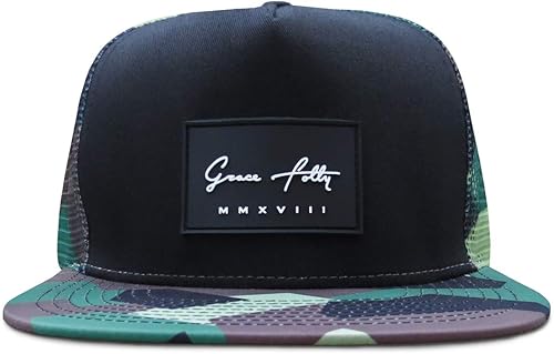 Miniatura 70 de Grace Folly - Gorra trucker unisex gorra de malla con cierre trasero negro (Black with Fade)