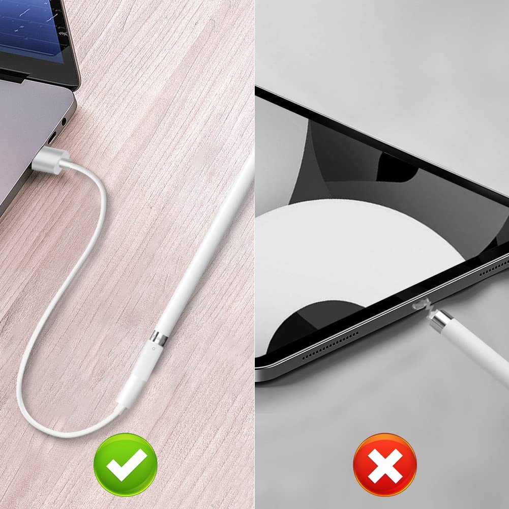 flintronic Apple Pencil 1. Nesil ile Uyumlu 2 Adet Şarj Adaptörü