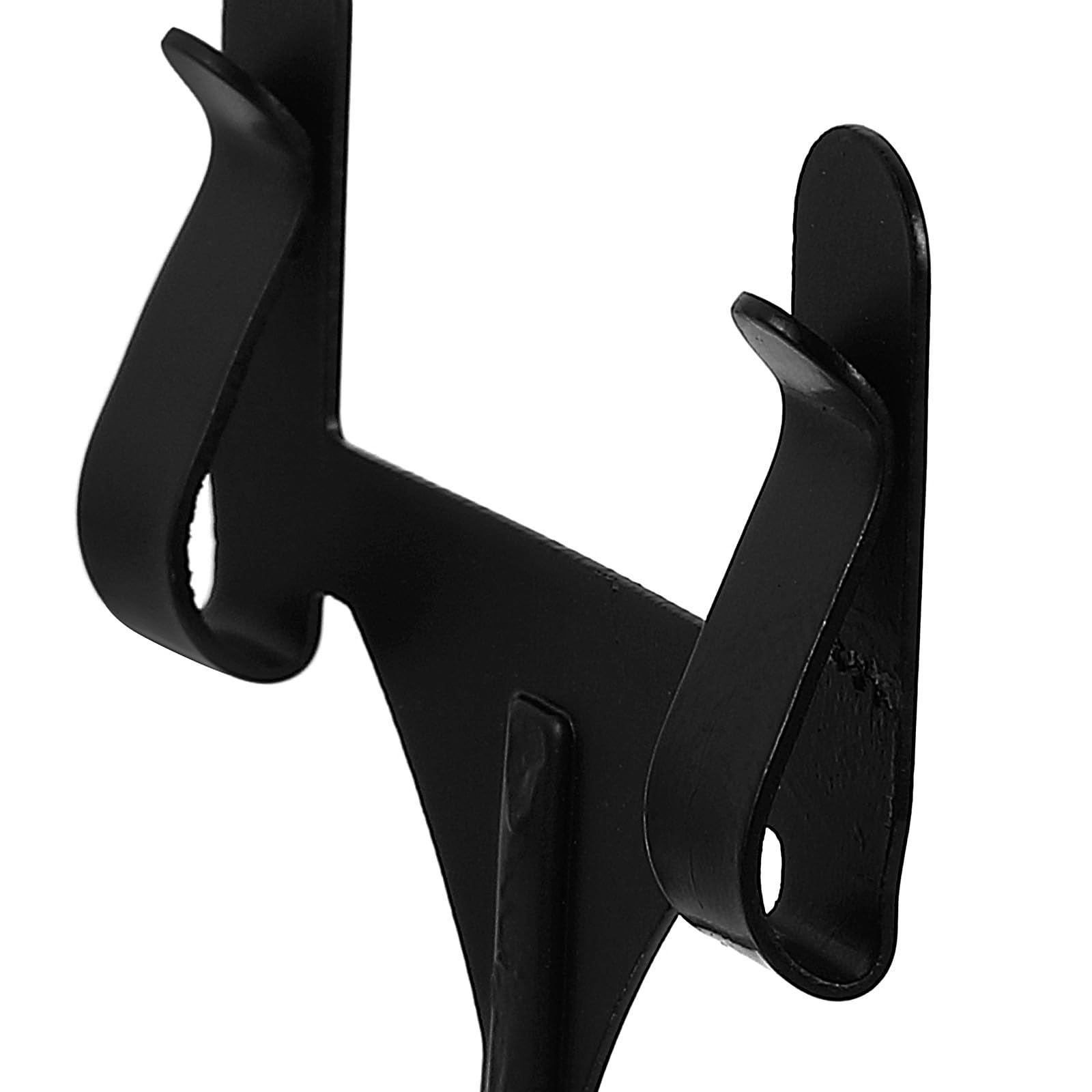 Zerodeko Porta Cartellini Prezzi in Ferro Nero 20 Cm Set da 10 Pezzi Doppia Clip per Esposizione Prezzi da Tavolo in Negozi, Ristoranti e Fiere Aziendali