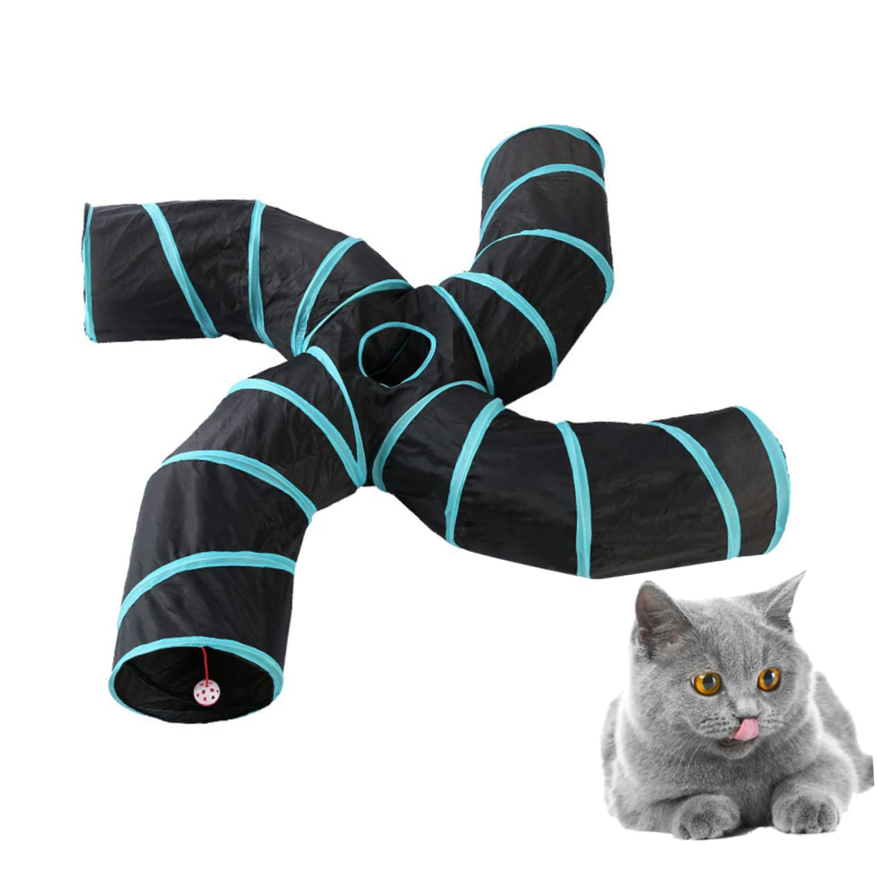 YARNOW Túnel para Gatos Juguetes para Mascotas Juguetes De para Gatos Juguetes De para Mascotas