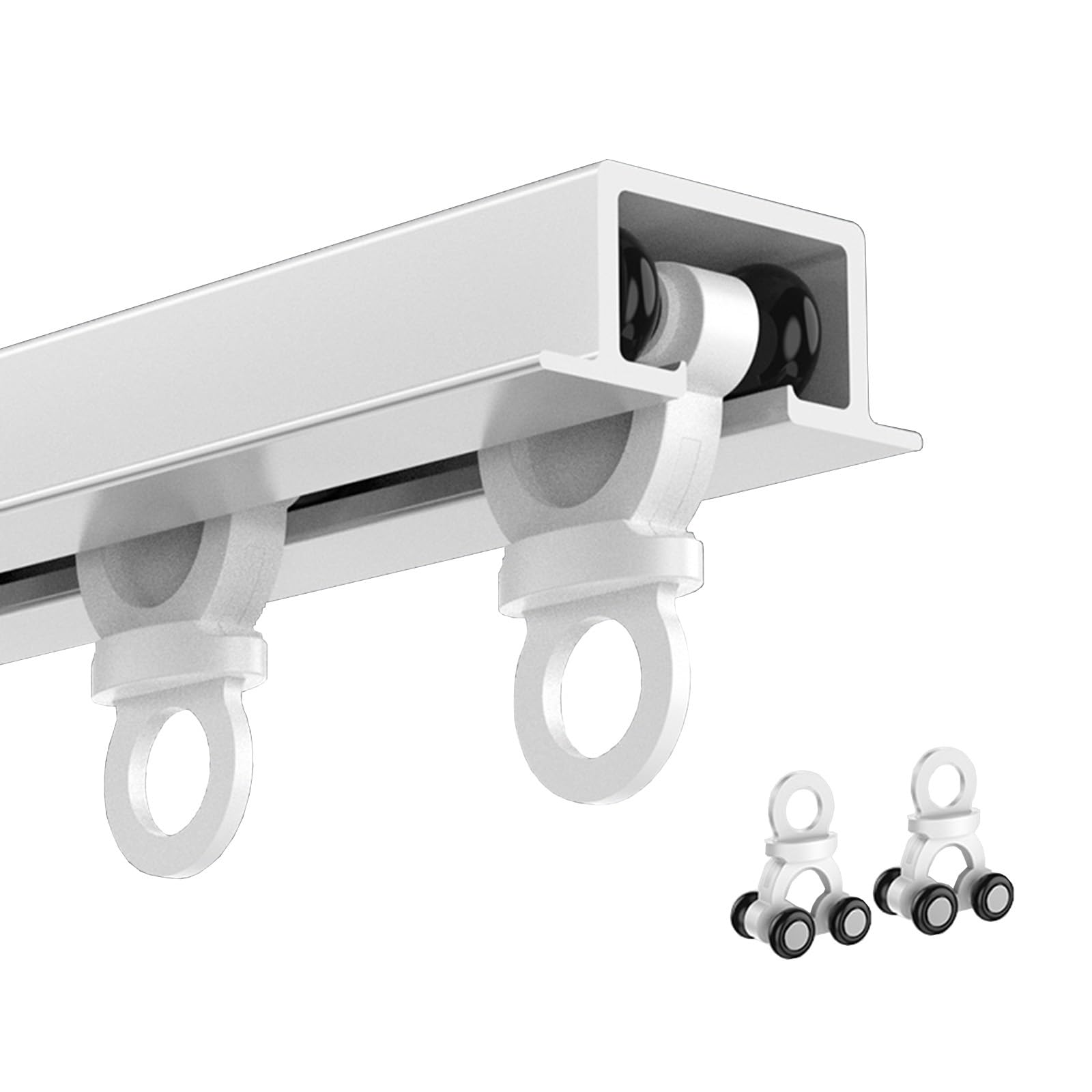 Rail de rideau plafond de 5m pour séparateur de pièce et salon