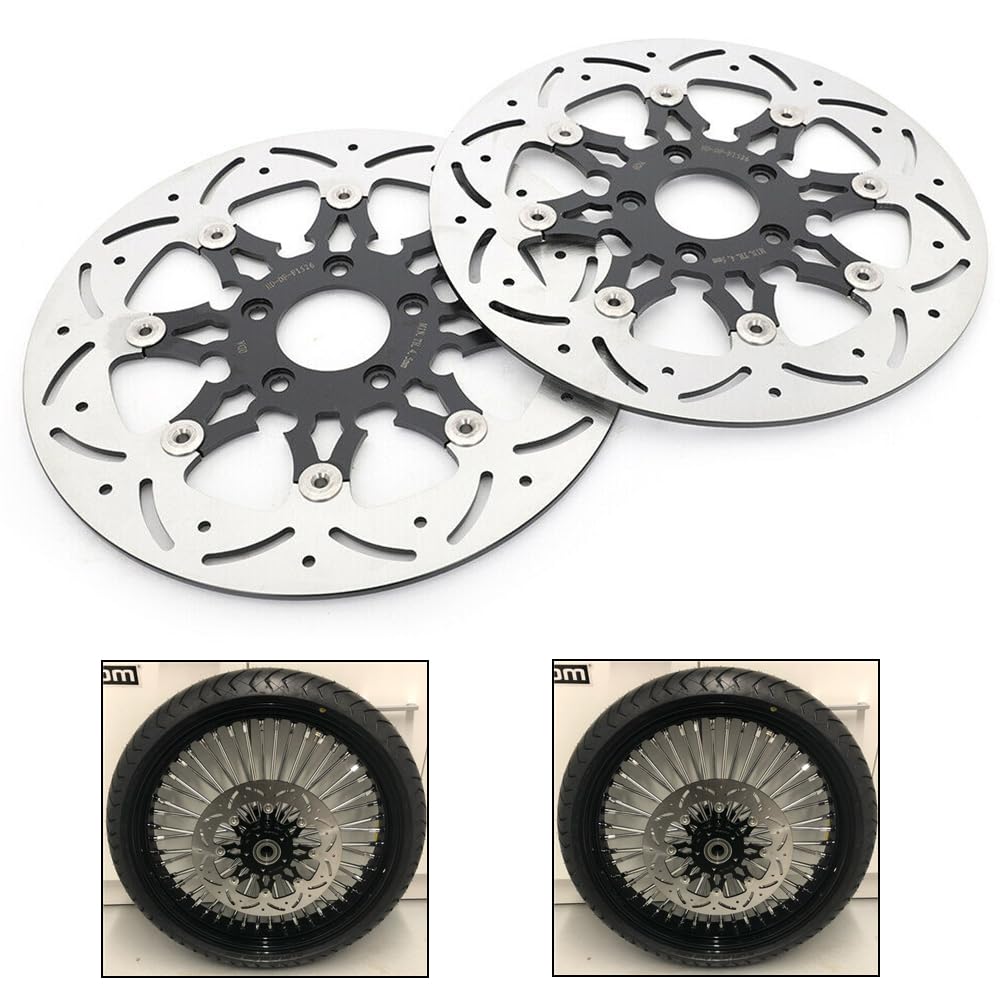 TARAZON Bremsscheibe Vorne Für Harley Sportster & Dyna - 11,8 Zoll Edelstahl 420