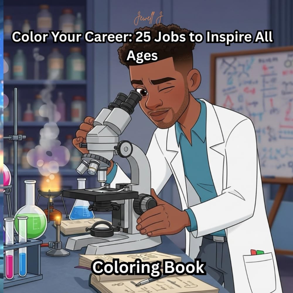 Color Your Career: 25 Jobs to Inspire All Ages: A coloring book