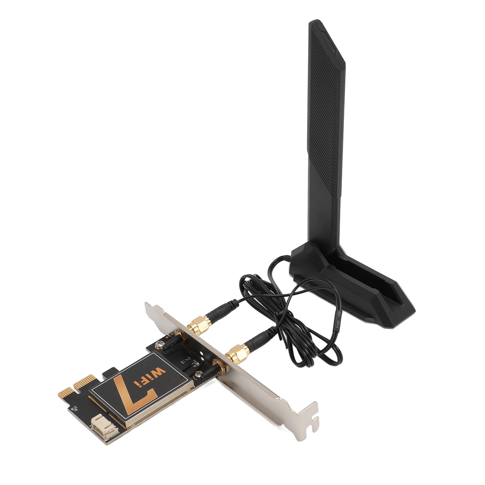 Cryfokt Tarjeta WiFi PCIE de 8774Mbps, Tarjeta de Red Inalámbrica de Tres Bandas con MU-MIMO, Antena de 12DB para Escritorio, Bluetooth 5.4