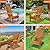 Adirondack Chair Weather Resistant Patio Chairs Folding Outdoor Chair w/Long Arms Solid Wooden Heavy Duty Reclining Fire Pit Chair for Deck, Lawn, Backyard, Garden - Natural