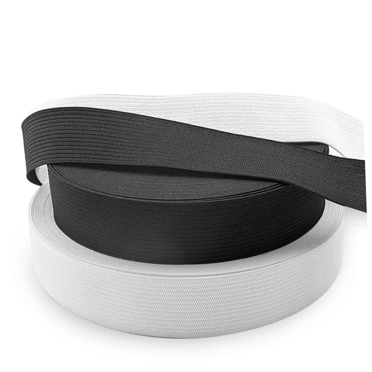 Homoyoyo Elastico Piatto per Cucire Metri di Bianco Elastici da Lavoro Maglia Elastico da Cucito Accessori per Abbigliamento Fettuccia per Cucire Accessori per Indumenti