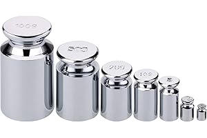 7 PCS Precision Digital Scale Weights, Small Gram Calibration Weight Set