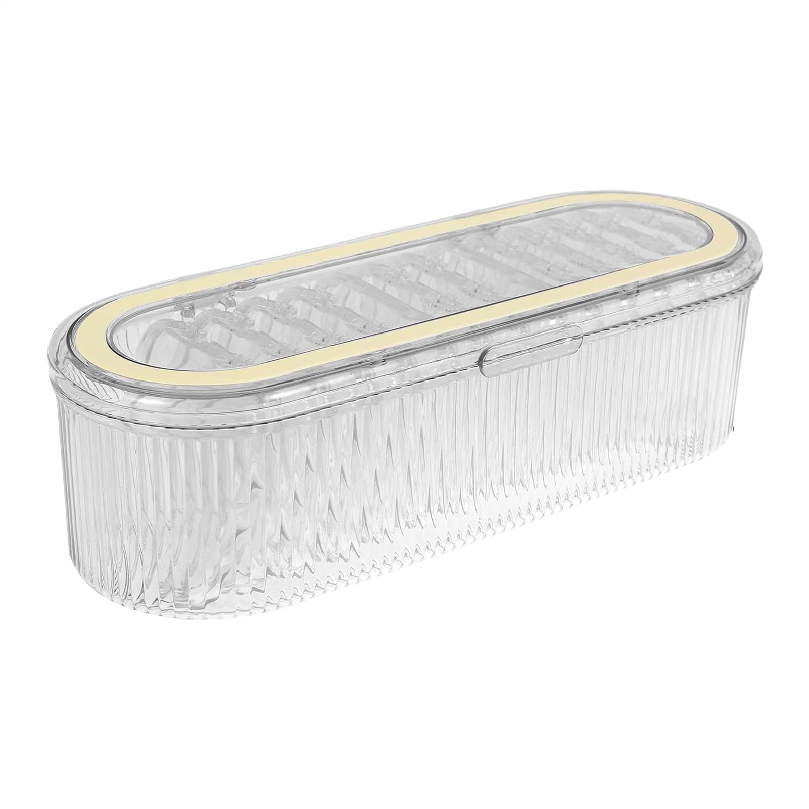 Boîte en acrylique pour bijoux de luxe dotée de 13 boîtes hermétiques au design cristallin