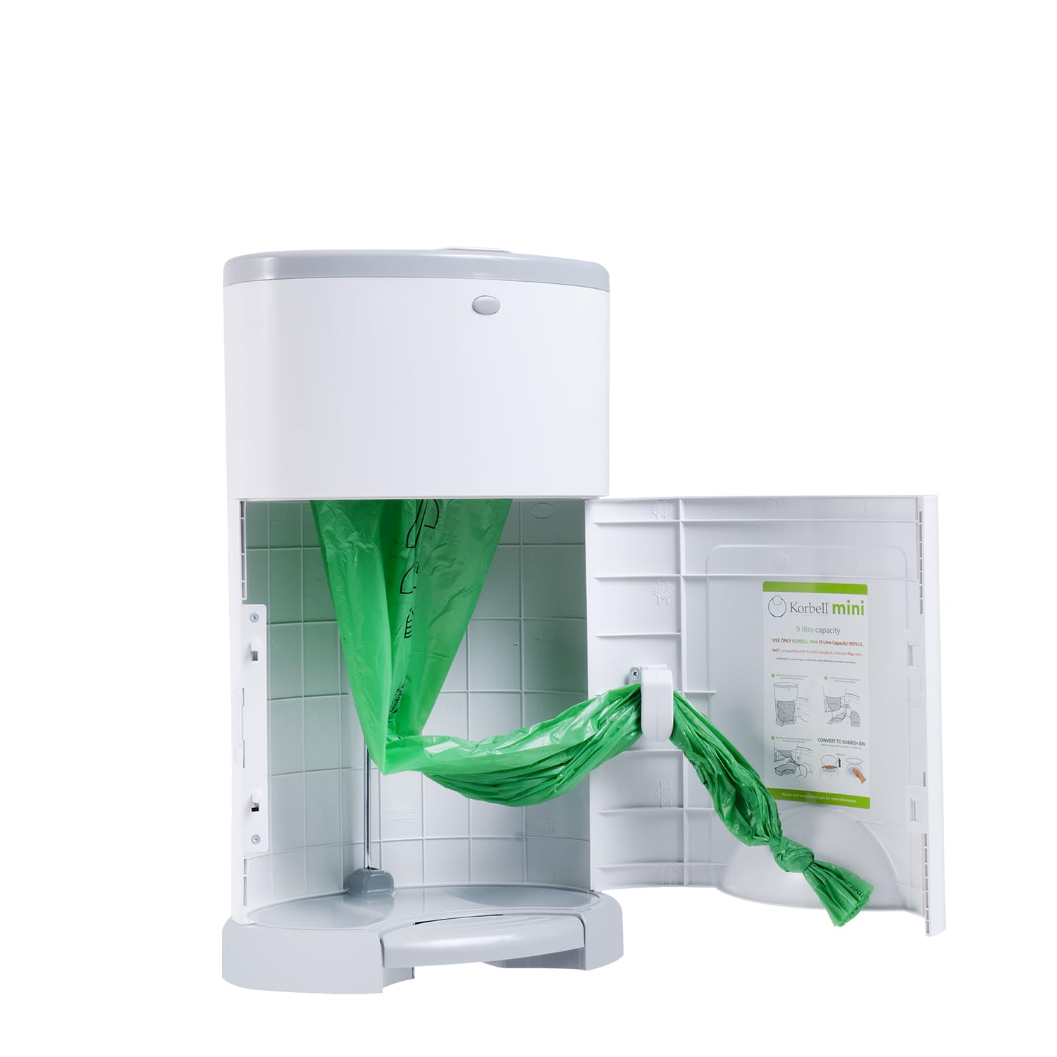 Korbell - Ricarica pattumiera per pannolini Korbell Mini 9 L ecologica
