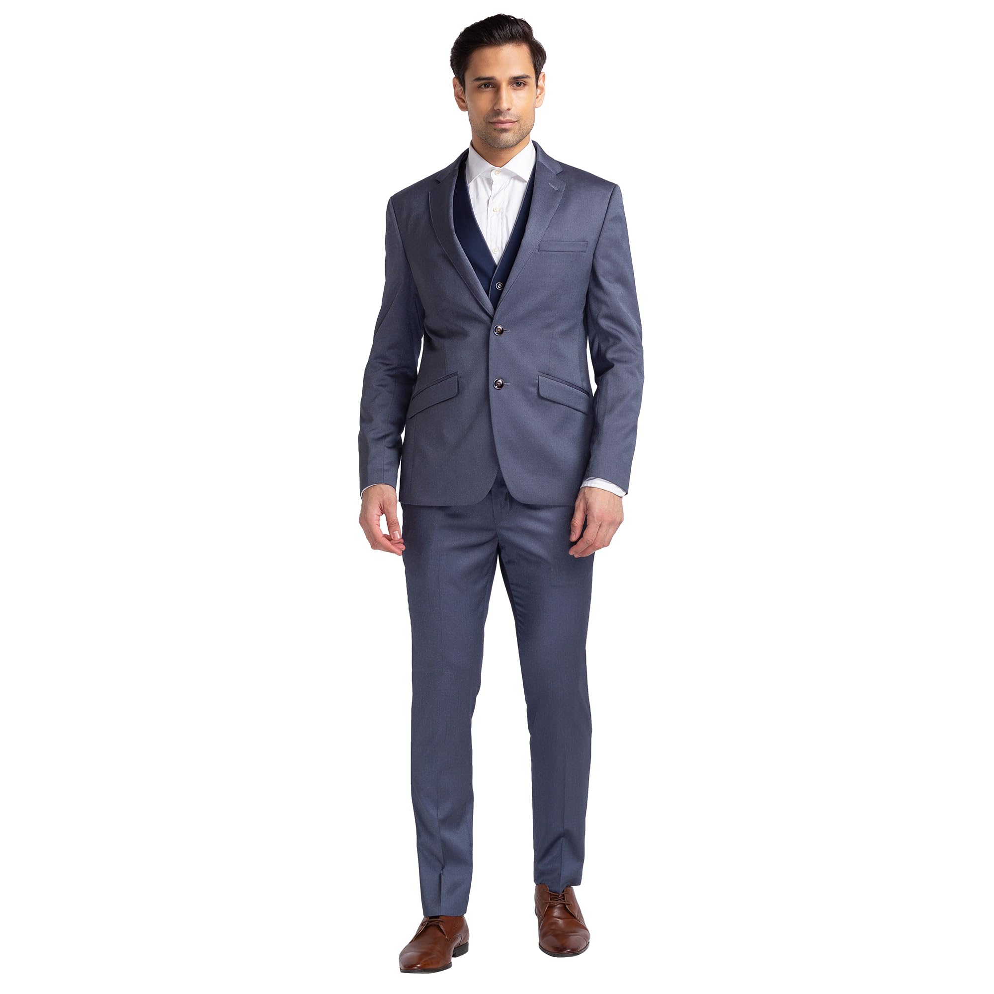 park avenue Men Business Suit Pants Set-picture-34